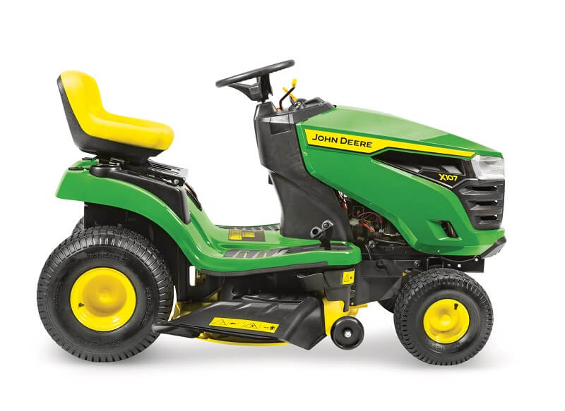 Murutraktor John Deere X107 (2026 toode)