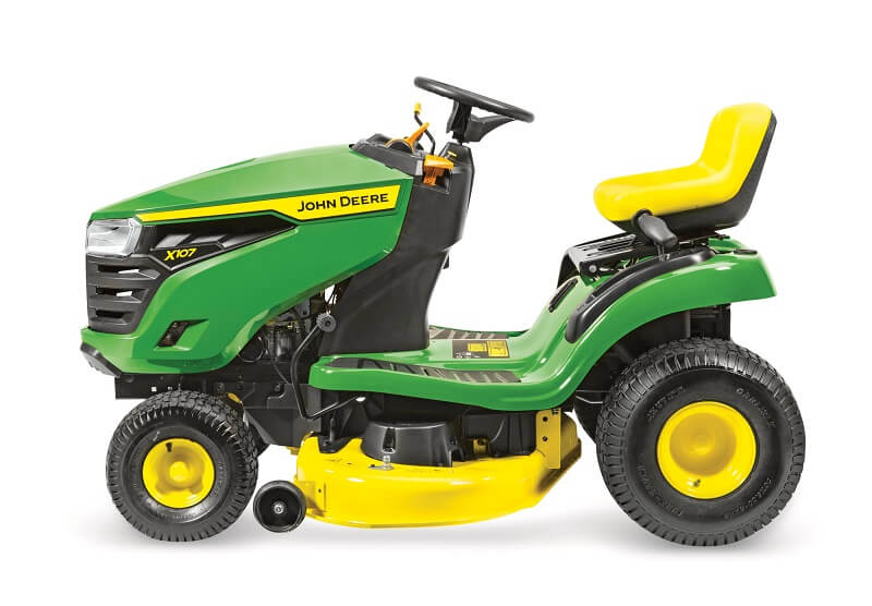 Murutraktor John Deere X107 (2026 toode)